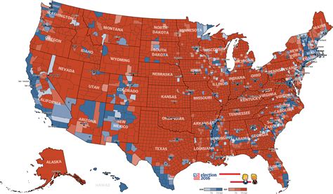 2016 us election wiki|An Extremely Detailed Map of the 2016 Presidential Election.